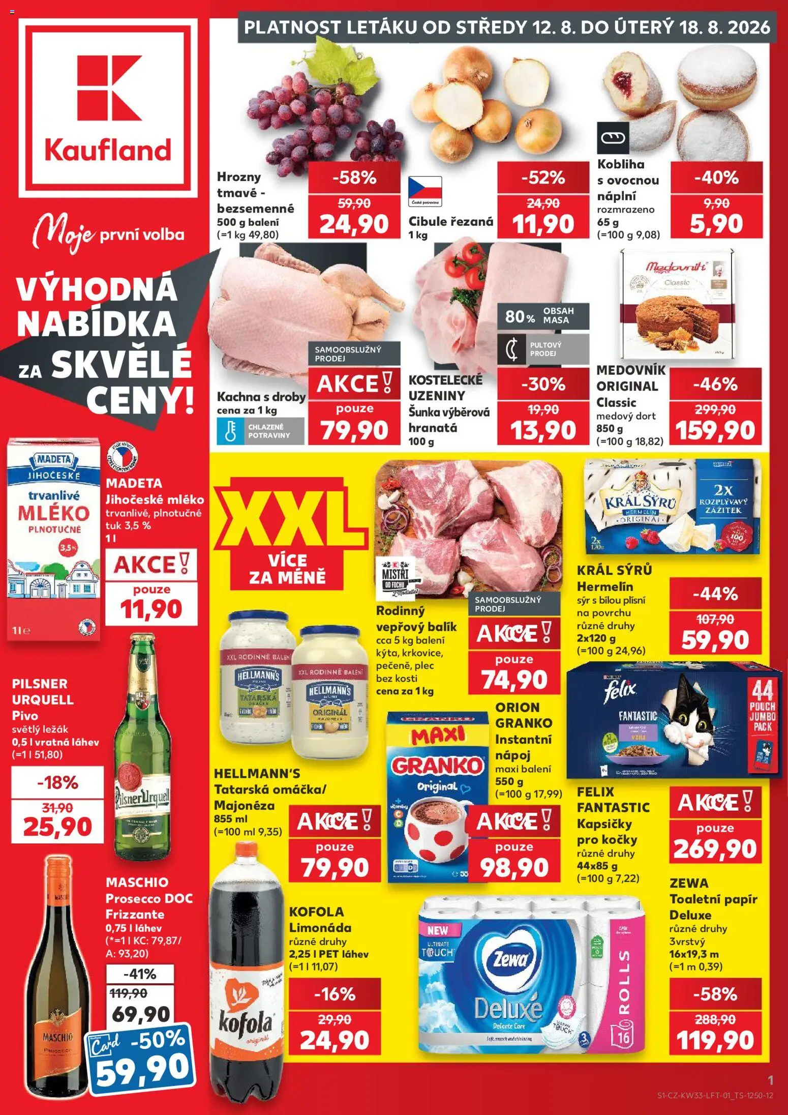 Náhled nabídky: Kaufland Kaufland leták - Ostrava platný od 12.08.2026
