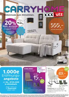 Vorschau der Angebote: XXXLutz XXXLutz Carry Home gültig ab 05.05.2026
