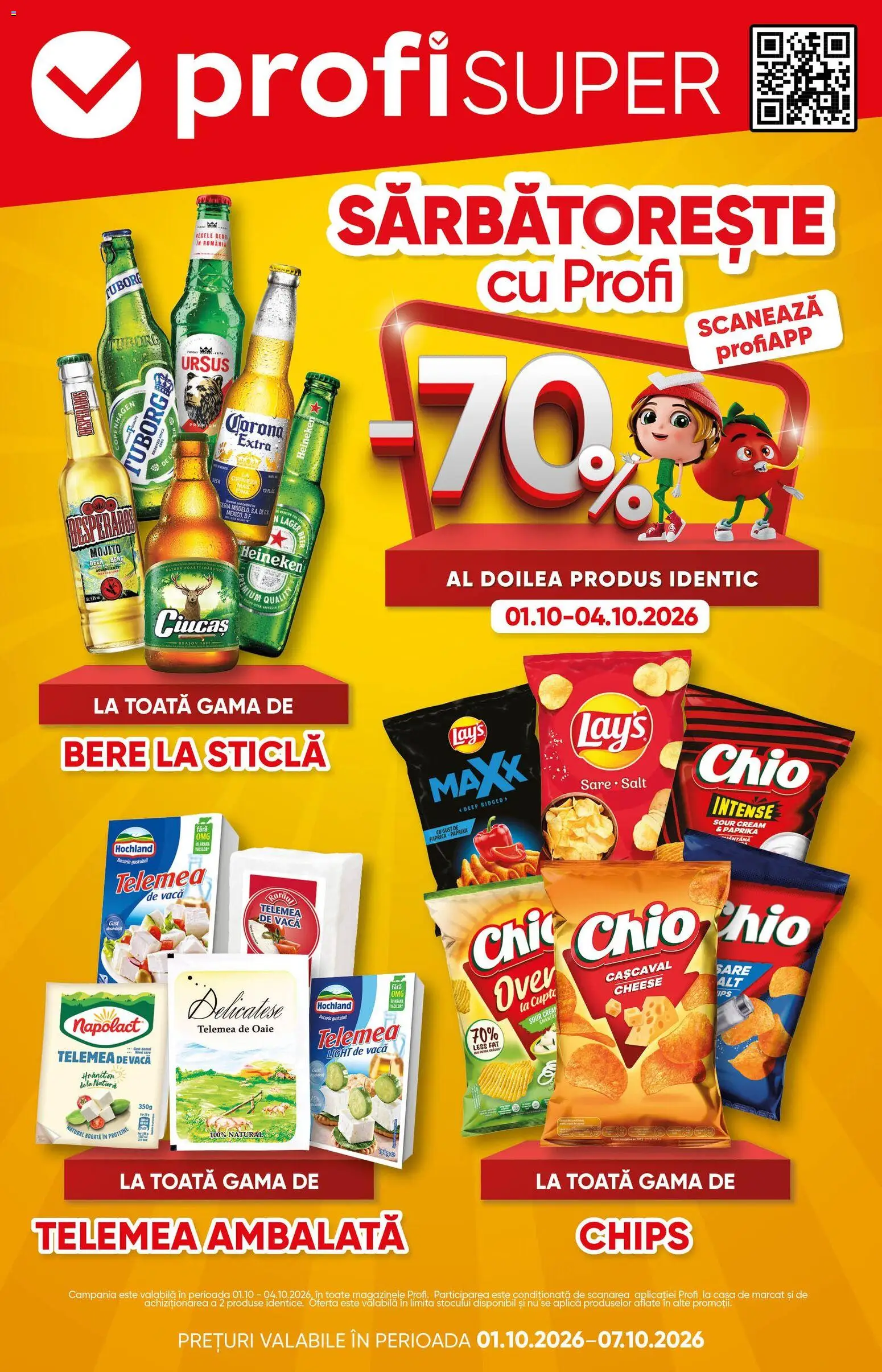 Previzualizarea de cataloage: Profi Profi Catalog valabil de la 01.10.2026 - Bere, Chipsuri, Cuptor, Hochland, Intense, Sare, Aplică, Corona Extra