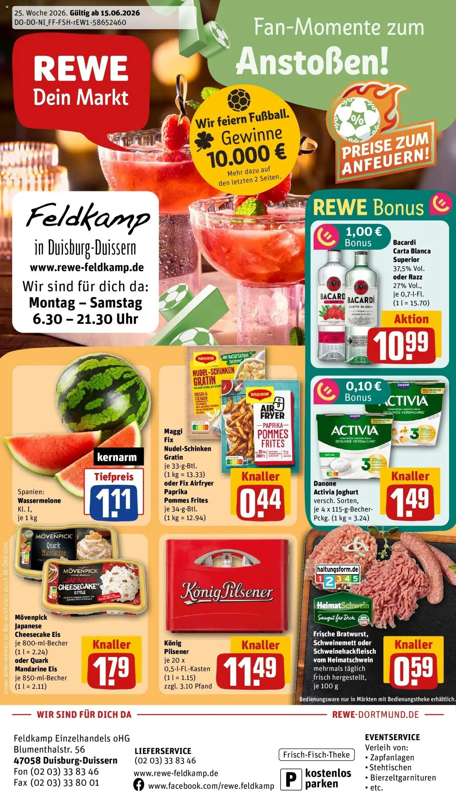 Vorschau von dem Prospekt des Geschäftes Rewe, gültig ab dem 14.06.2026