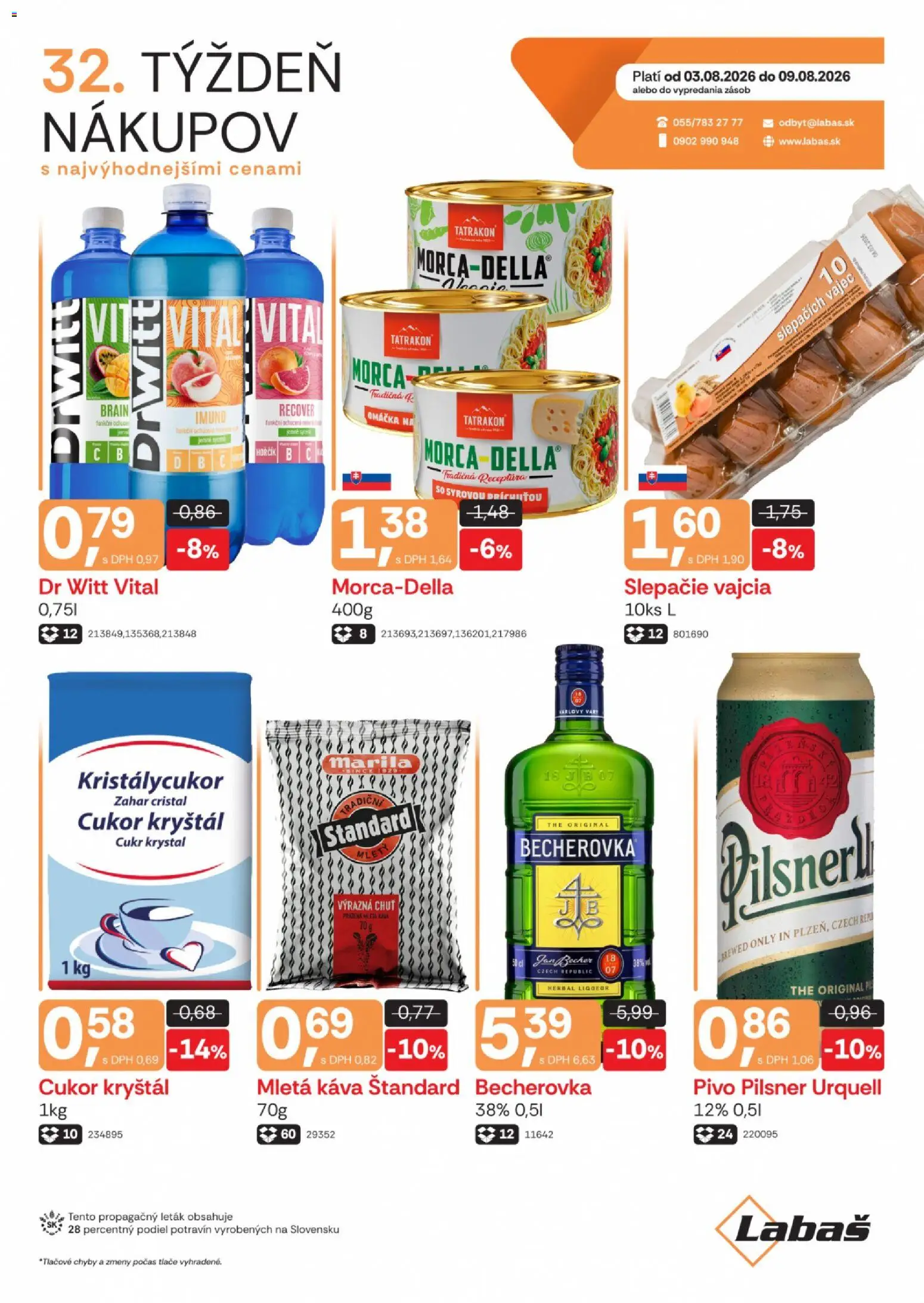 Náhľad Labaš letáku platného od 03.08.2026