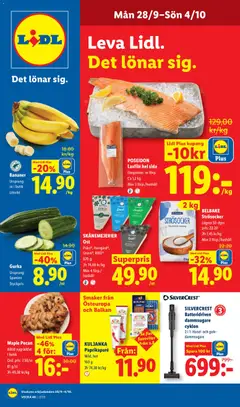 Förhandsgranska reklamblad Lidl erbjudanden från butik Lidl gäller från 28/09/2026