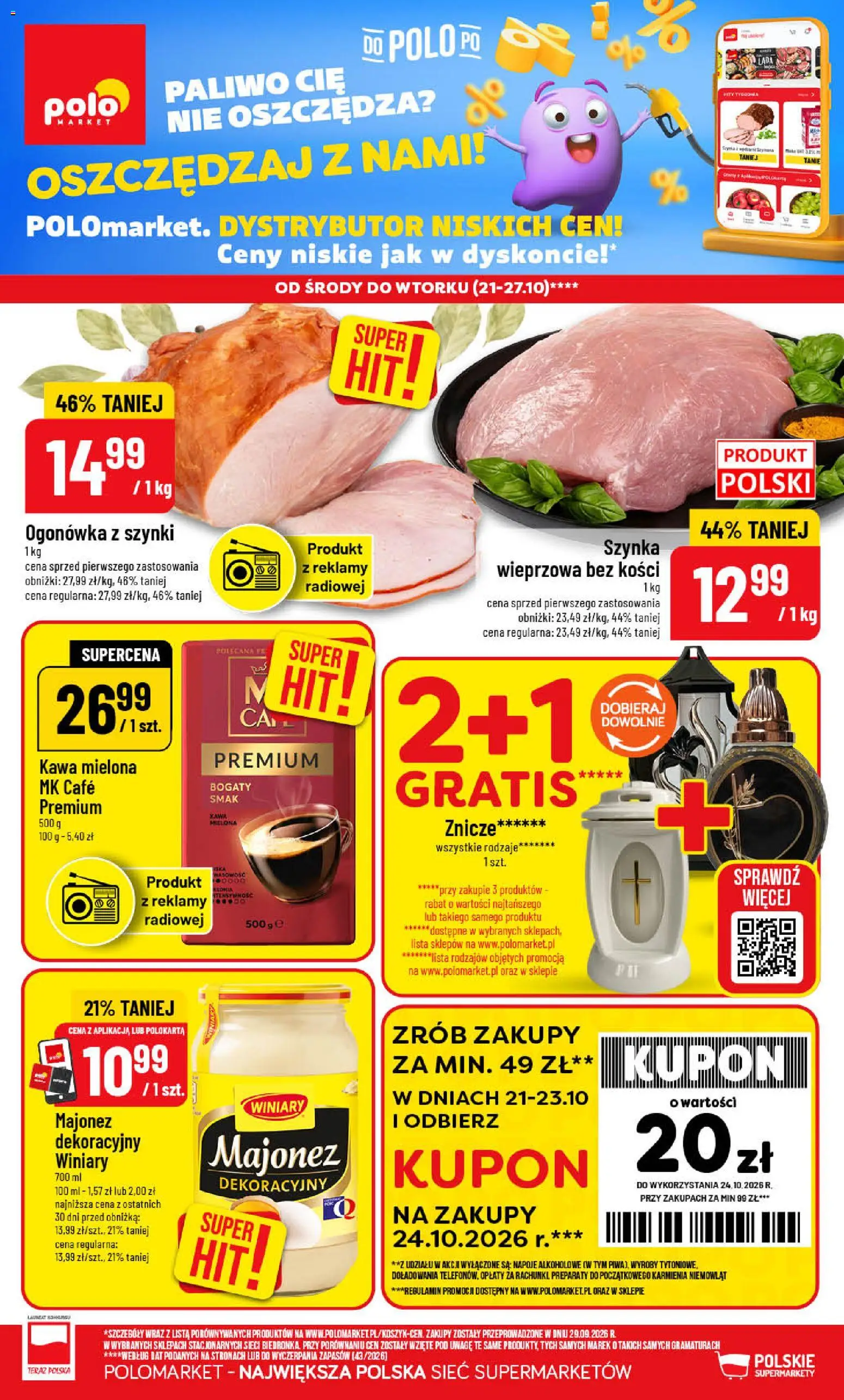 Pogląd gazetki "POLOmarket gazetka" ze sklepu POLOmarket ważnej od 21.10.2026