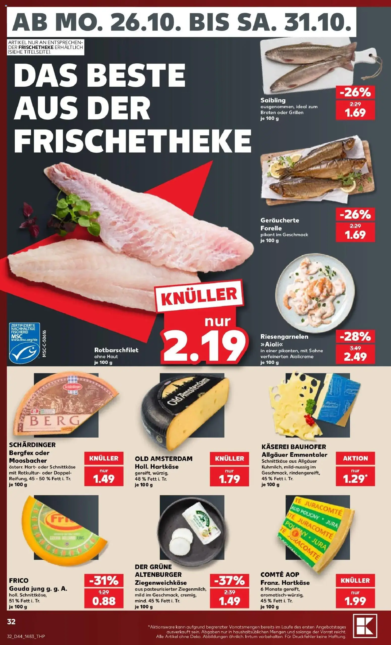 Vorschau von dem Prospekt des Geschäftes Kaufland, gültig ab dem 26.10.2026