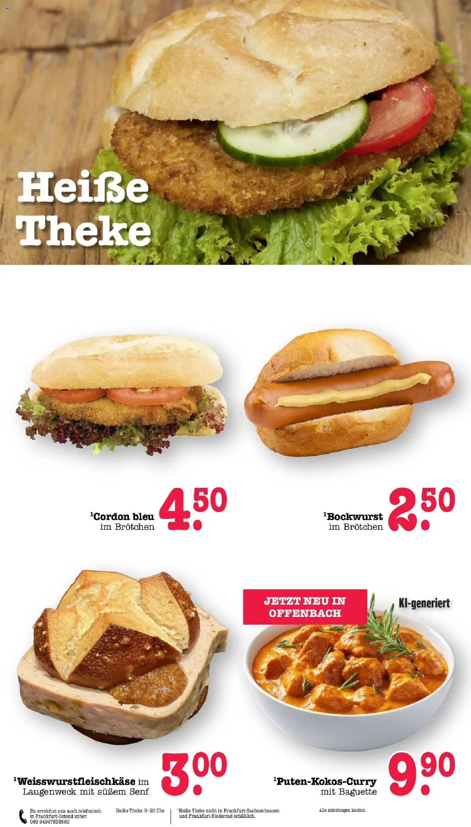 Vorschau von dem Prospekt des Geschäftes Edeka, gültig ab dem 26.10.2026 - Uhr, Baguette, Theke