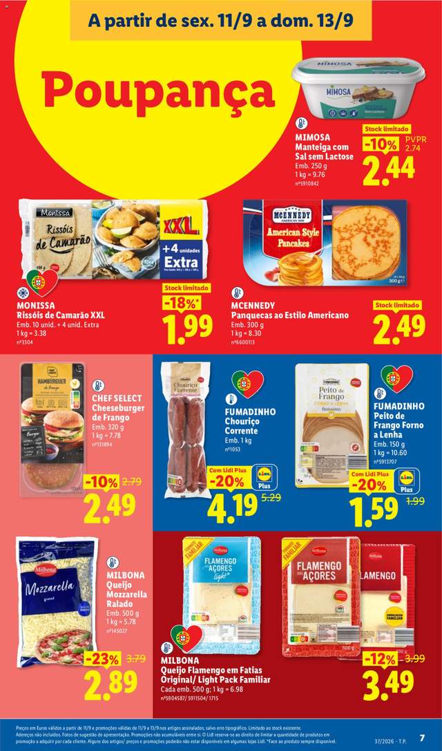 Novo folheto Lidl a partir de 07/09