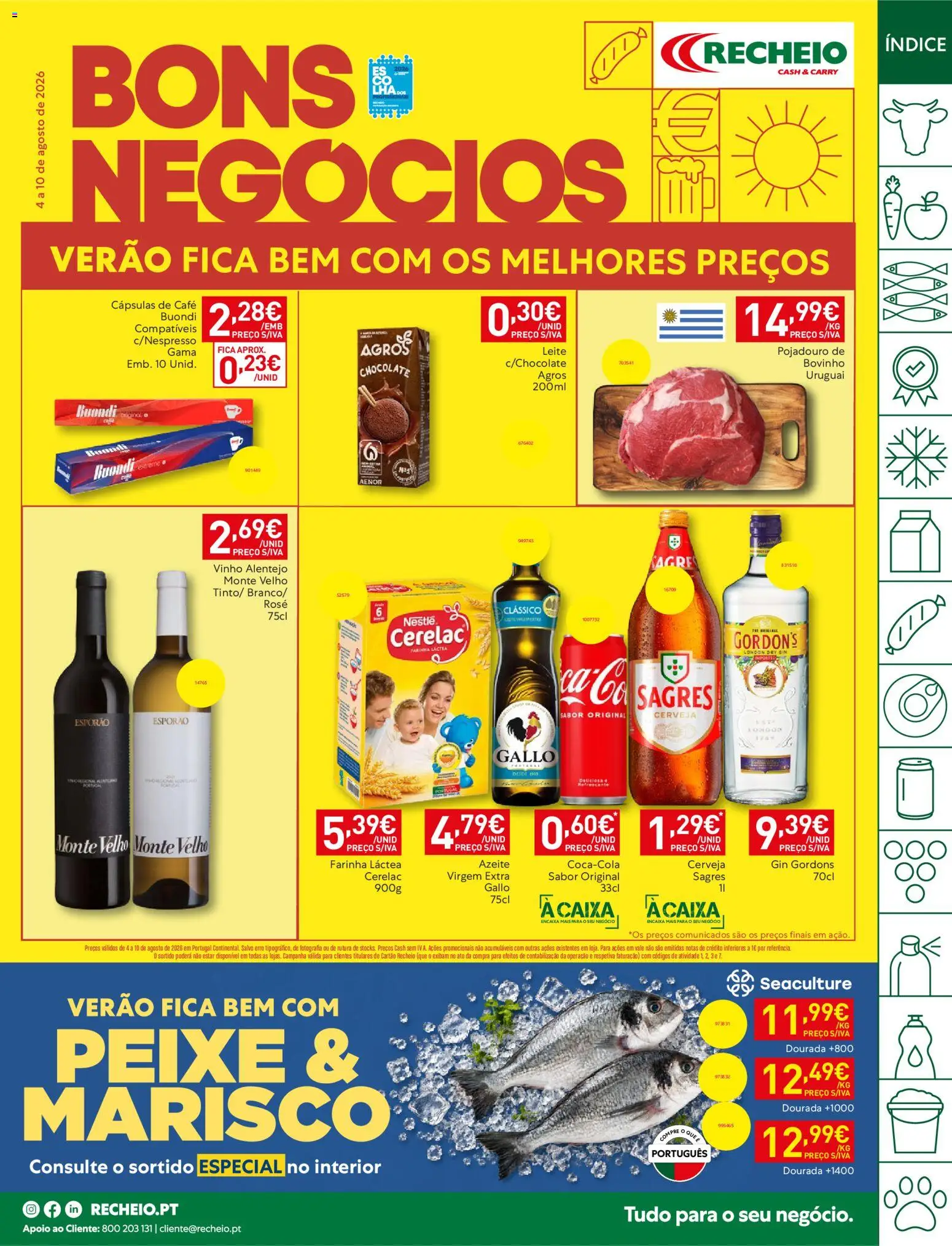 Pré-visualização do folheto da loja Recheio válida a partir de 04/08/2026