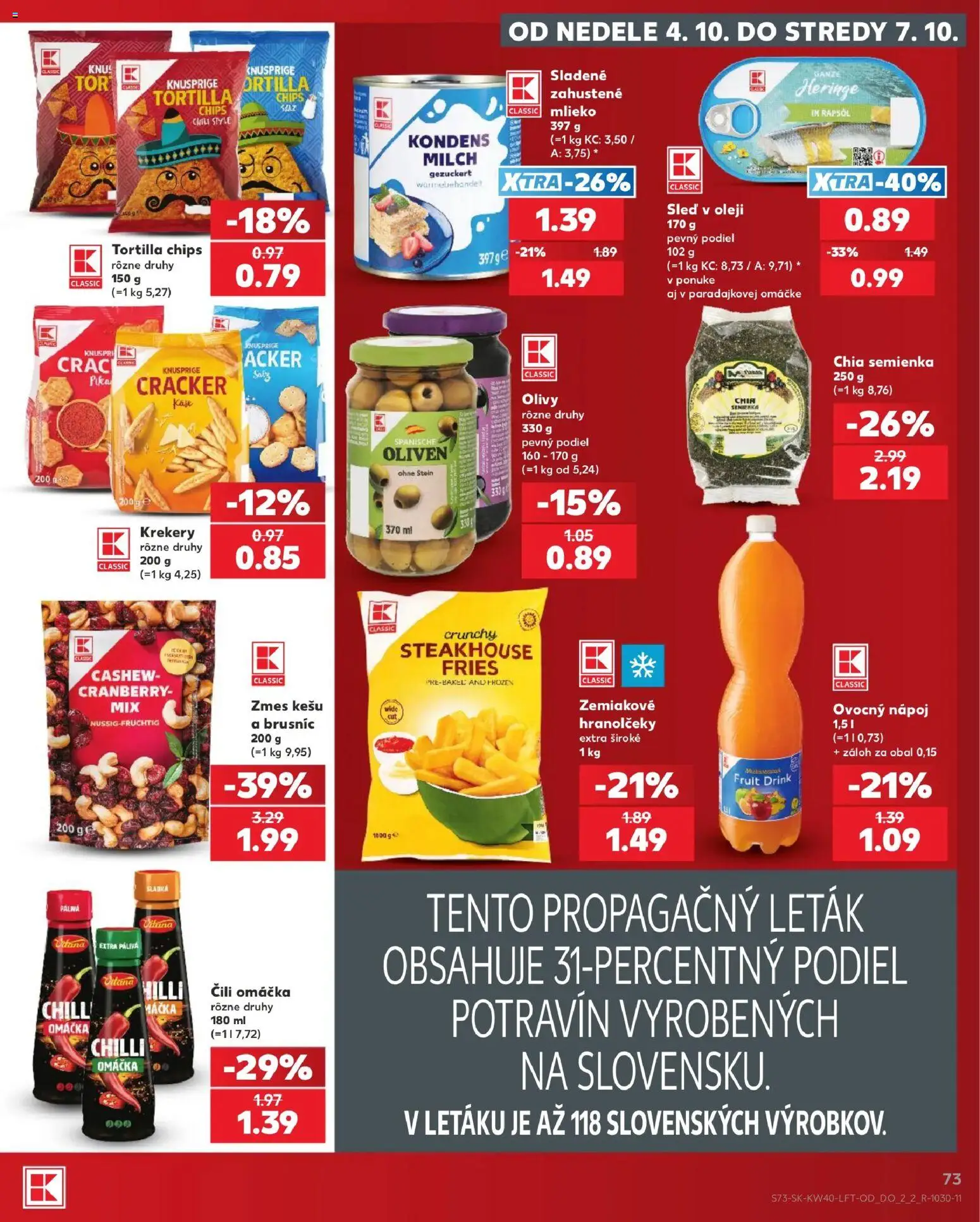 Náhľad Kaufland letáku platného od 01.10.2026