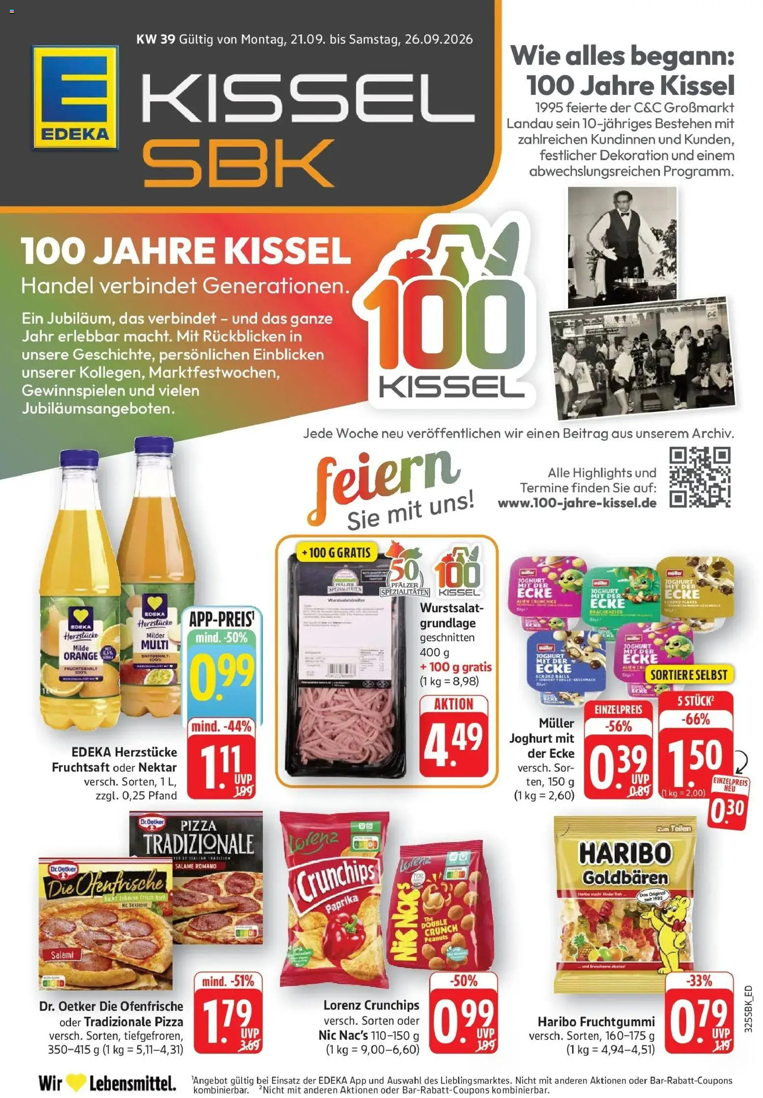 Vorschau von dem Prospekt des Geschäftes Edeka, gültig ab dem 21.09.2026