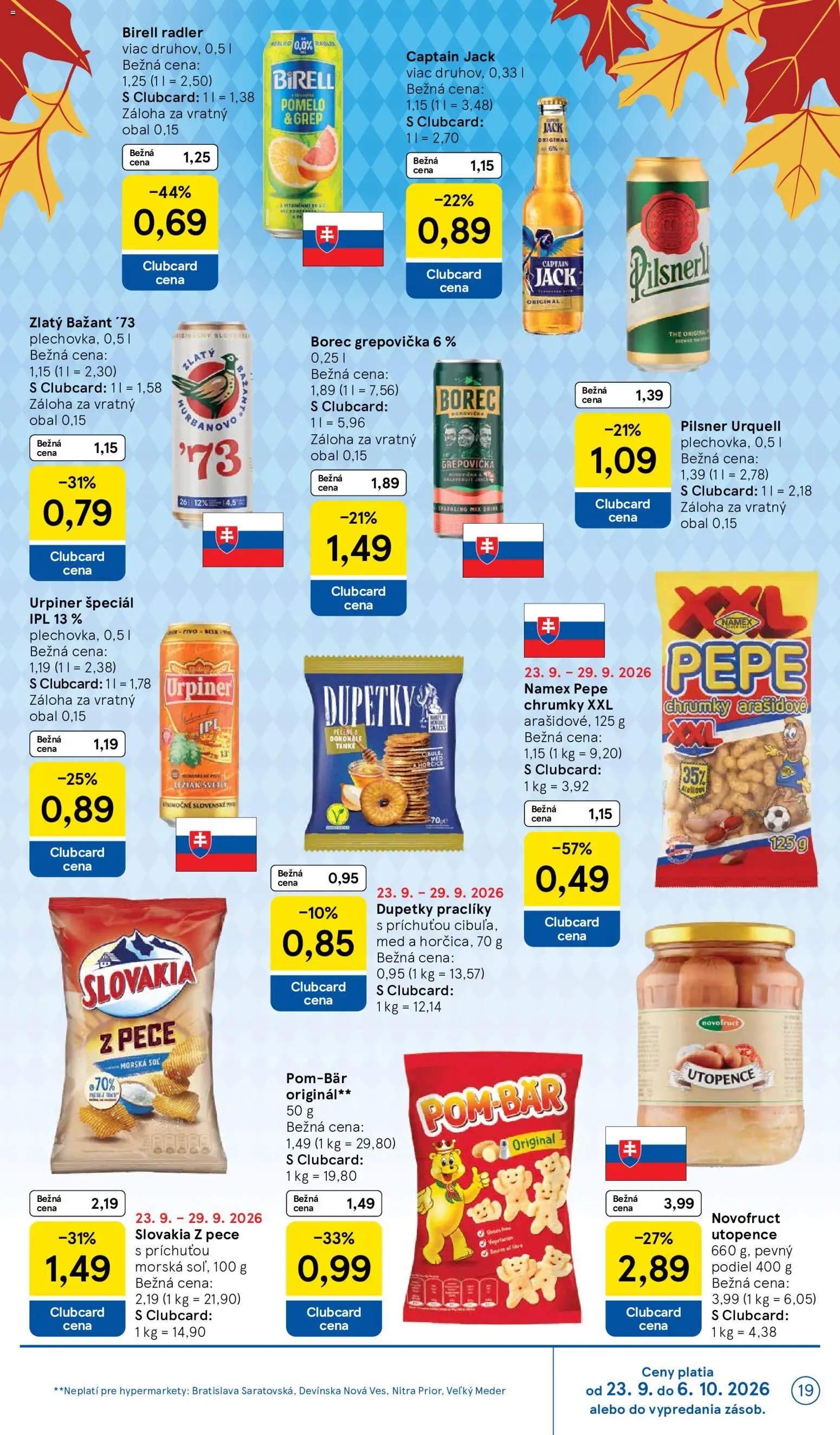Náhľad Tesco letáku platného od 23.09.2026