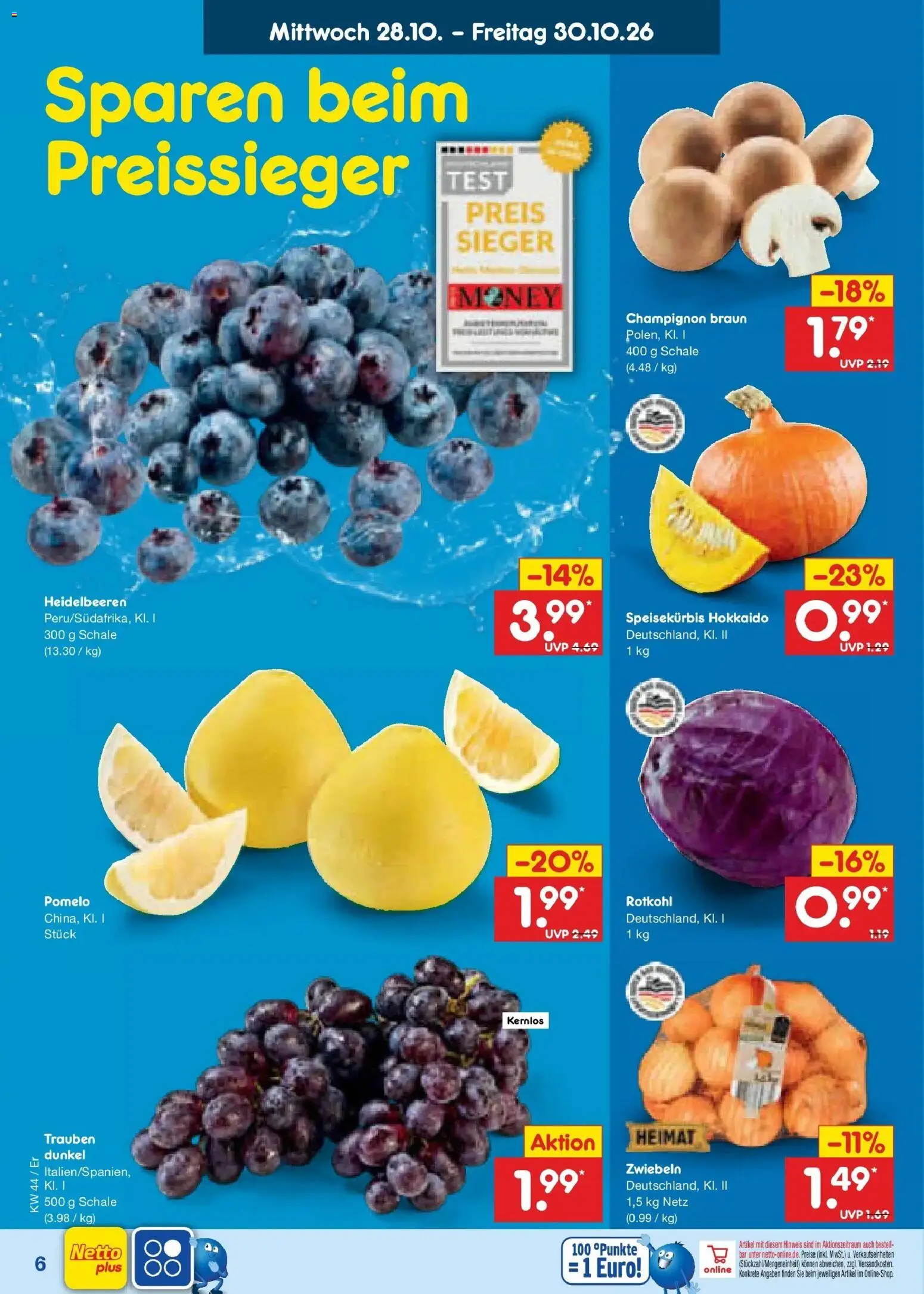 Vorschau von dem Prospekt des Geschäftes Netto Marken-Discount, gültig ab dem 26.10.2026
