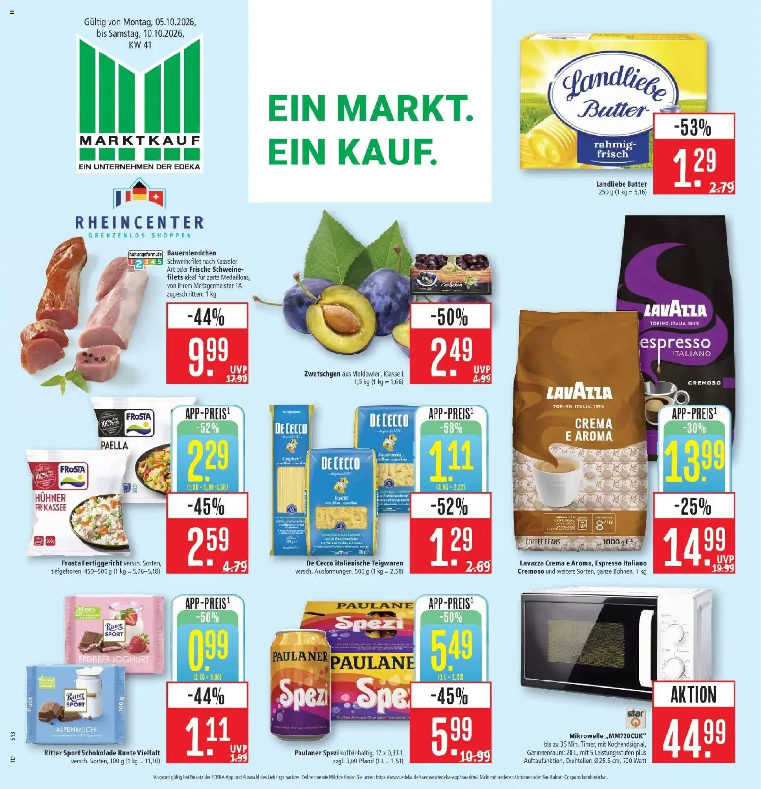 Vorschau von dem Prospekt des Geschäftes Marktkauf, gültig ab dem 05.10.2026