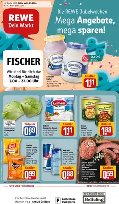 Vorschau von dem Prospekt des Geschäftes Rewe, gültig ab dem 21.09.2026