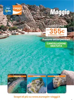Anteprima dell'opuscolo Eurospin volantino Viaggi Nord dal negozio Eurospin valido da 07/05/2026