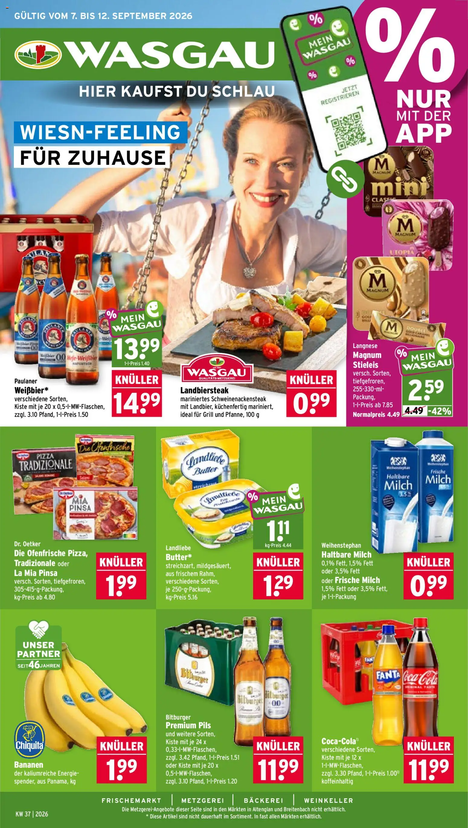 Vorschau von dem Prospekt des Geschäftes Wasgau, gültig ab dem 07.09.2026