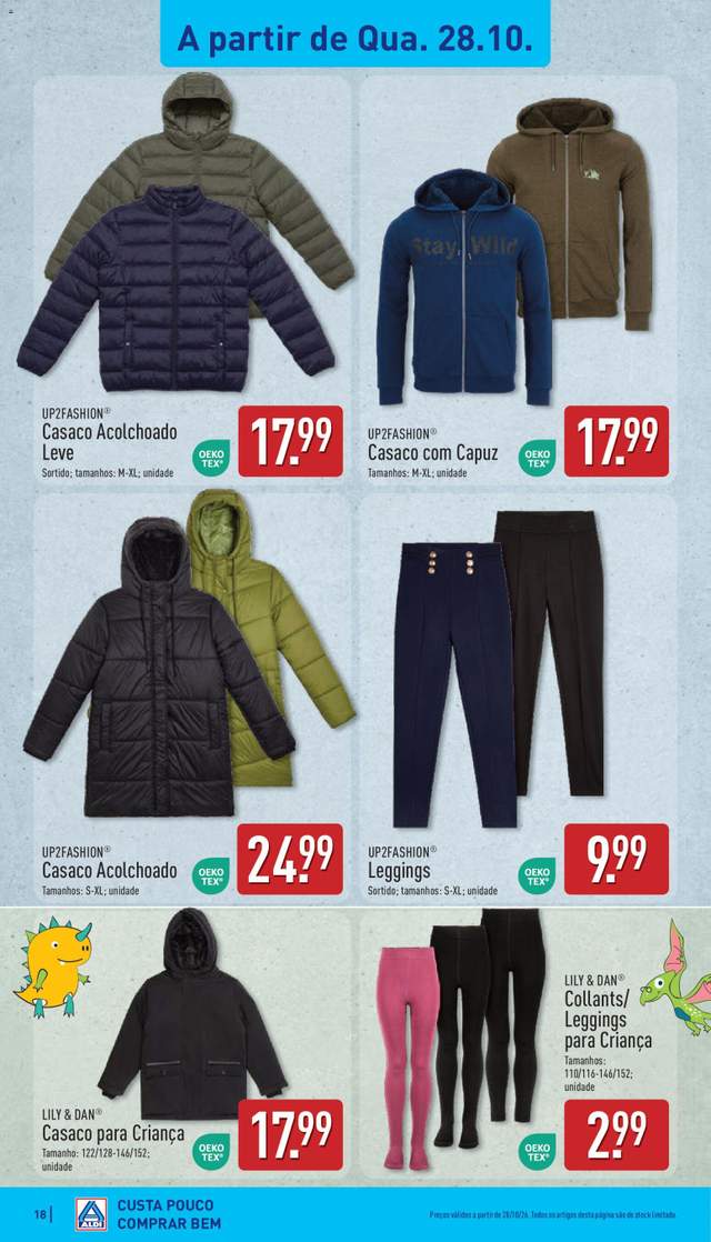 Novo folheto Aldi a partir de 26/10