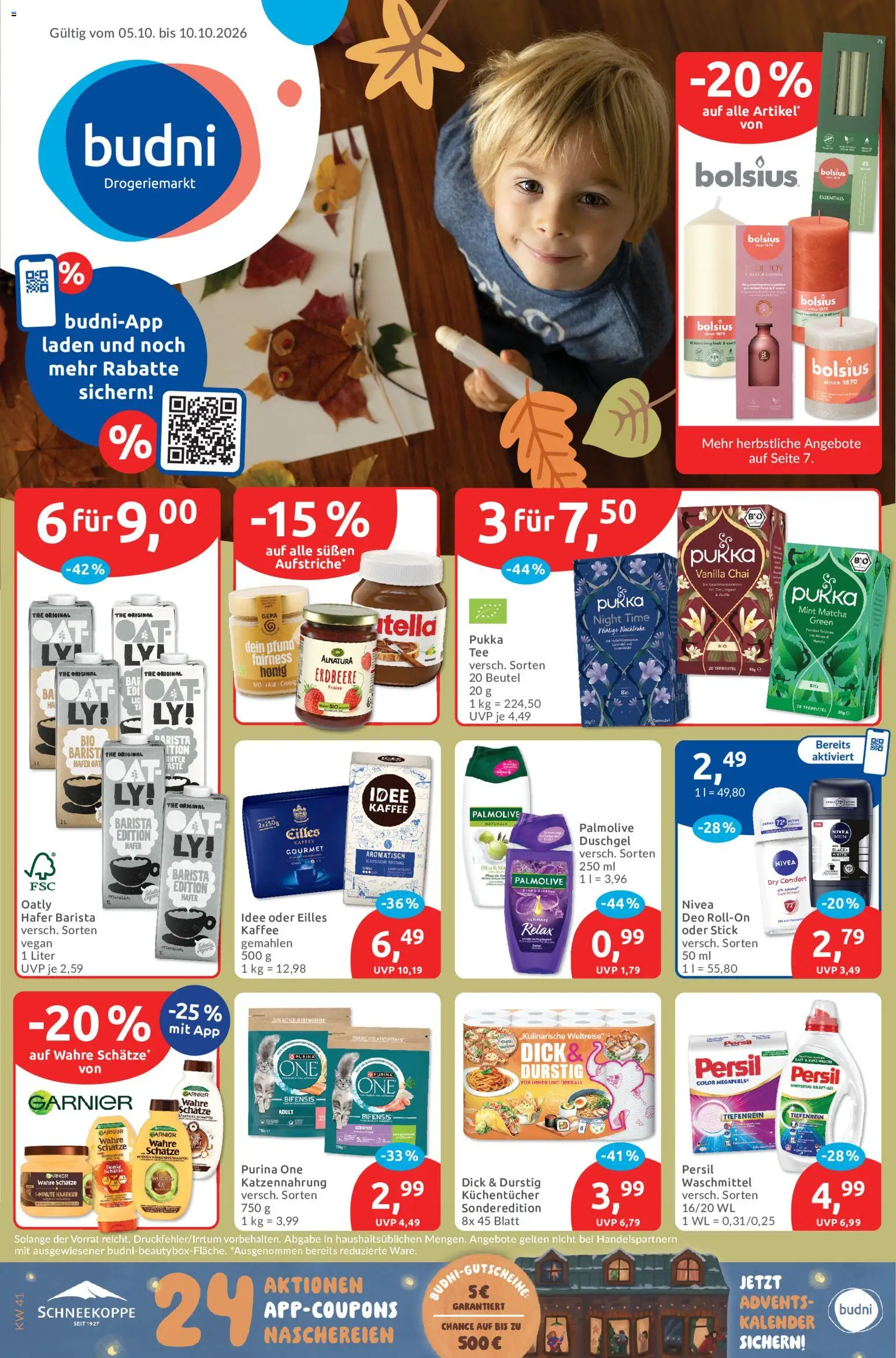 Vorschau von dem Prospekt des Geschäftes Budni, gültig ab dem 05.10.2026