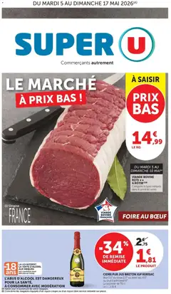 Prévisualisation de Super U - Jour de Marché du magasin Super U formulaire valide 05/05/2026