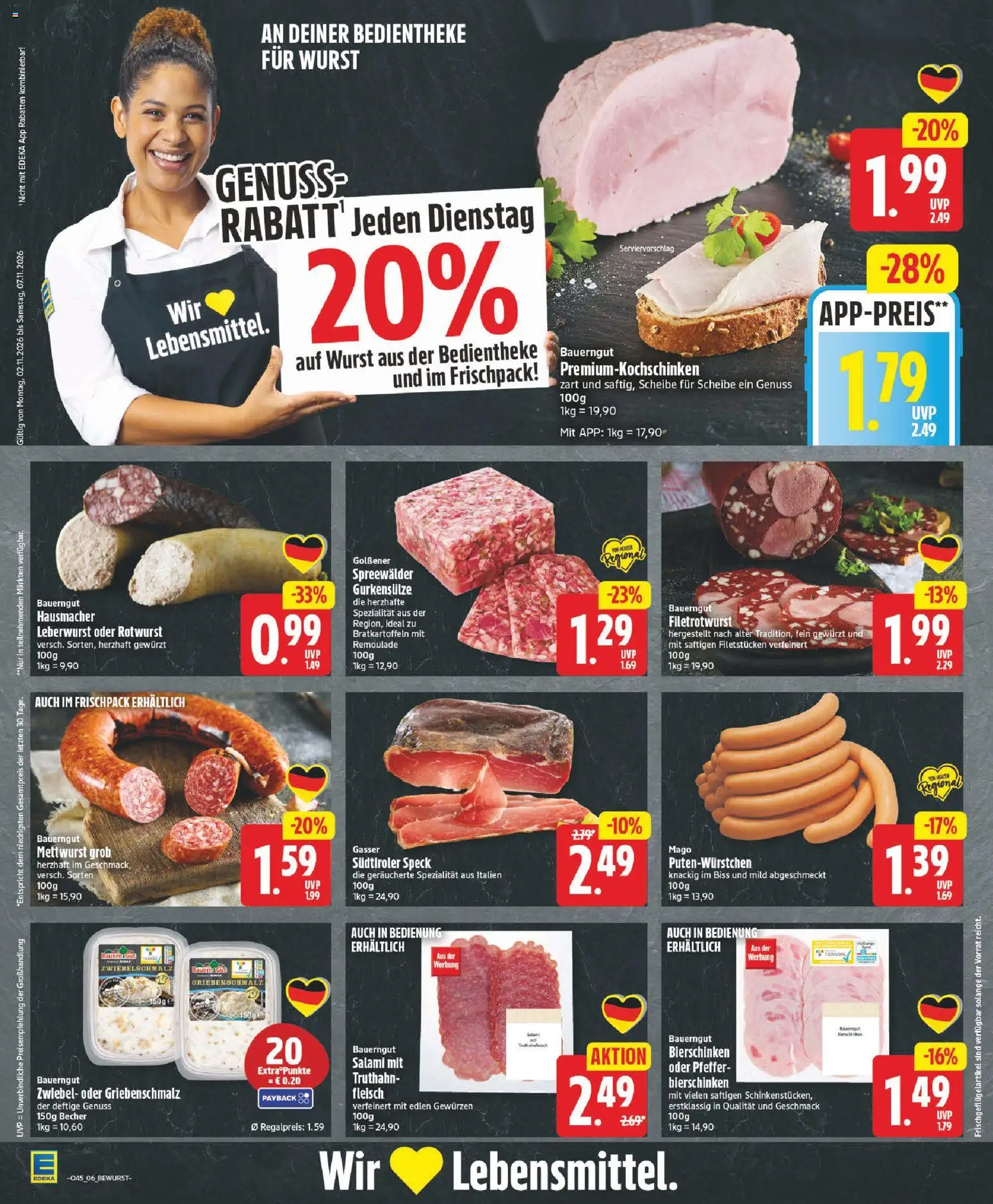 Vorschau von dem Prospekt des Geschäftes Edeka, gültig ab dem 02.11.2026