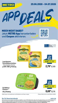 Vorschau von dem Prospekt des Geschäftes Metro, gültig ab dem 29.06.2026
