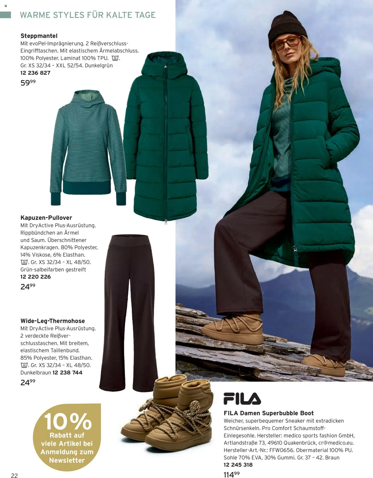 Vorschau von dem Prospekt des Geschäftes Tchibo, gültig ab dem 01.11.2026 - Kapuzenpullover, Steppmantel