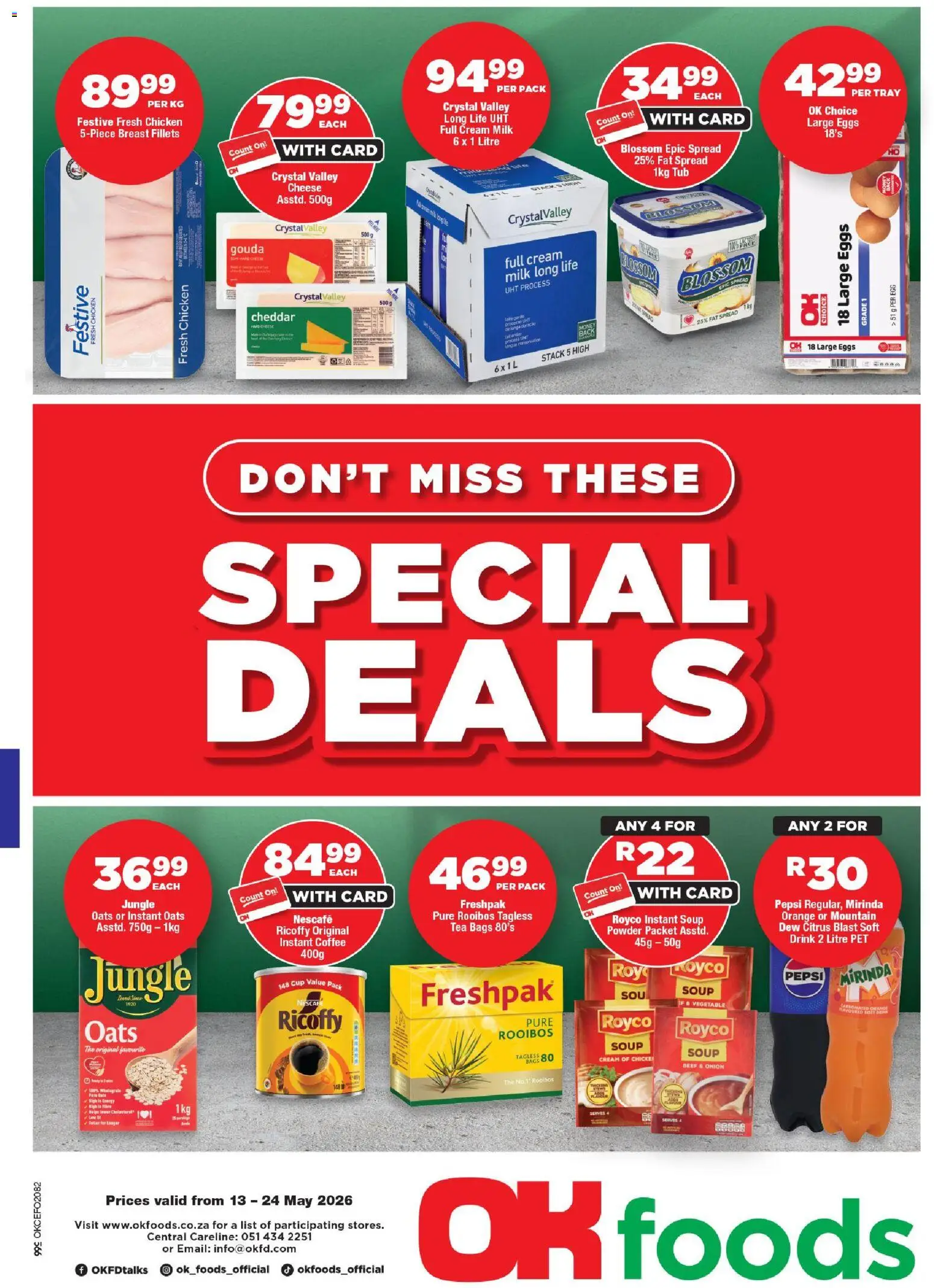 Preview of OK Foods flyer valid from 13/05/2026