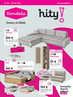 Náhľad Kondela letáku platného od 13.05.2026
