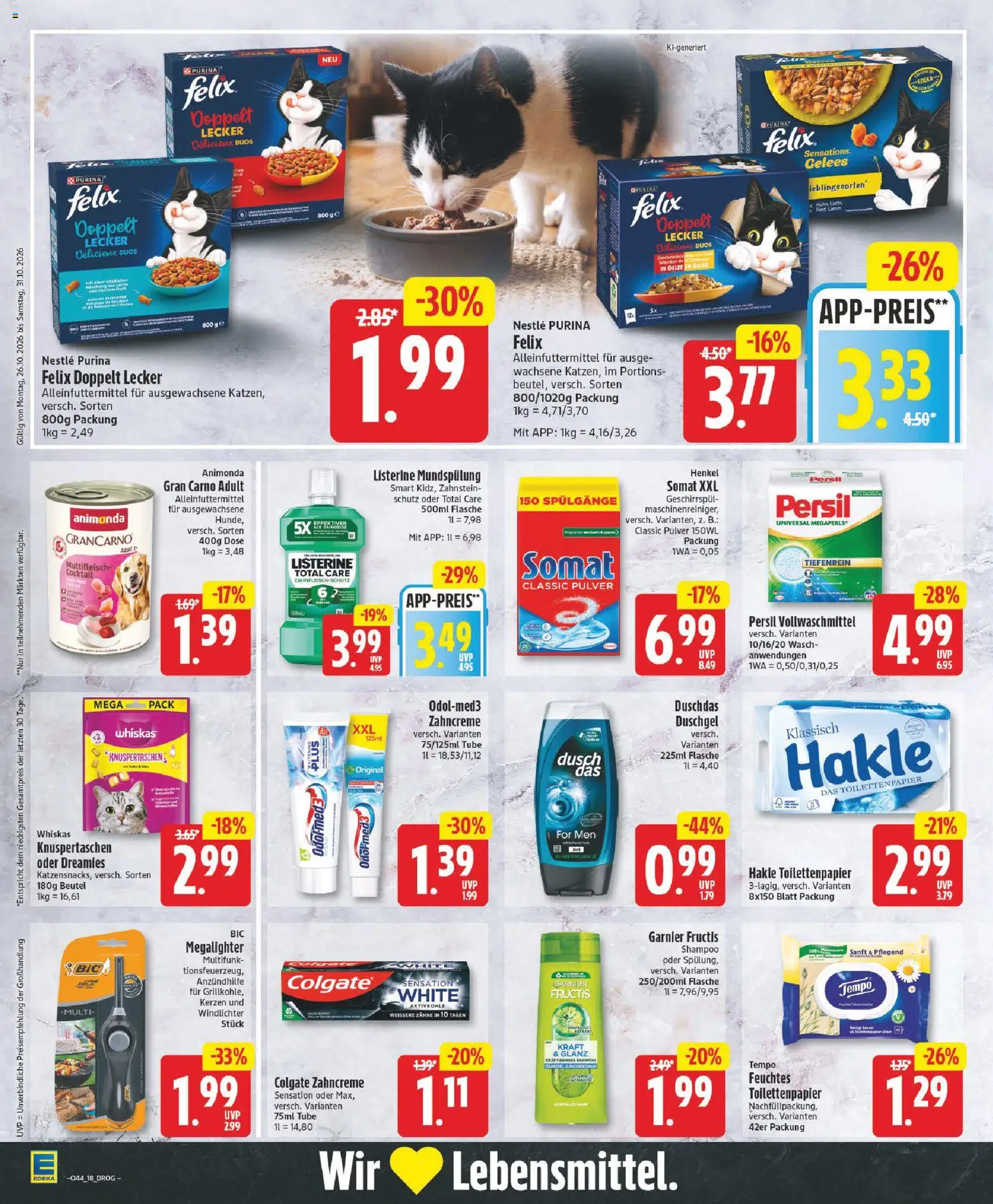 Vorschau von dem Prospekt des Geschäftes Edeka, gültig ab dem 26.10.2026