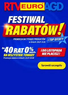 Pogląd oferty "RTV Euro AGD Sklep oferta" - ważna od 28.07.2026