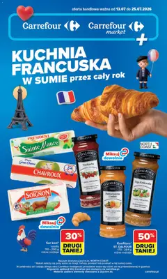 Pogląd gazetki "Carrefour gazetka - Kuchnia Francuska" ze sklepu Carrefour ważnej od 13.07.2026