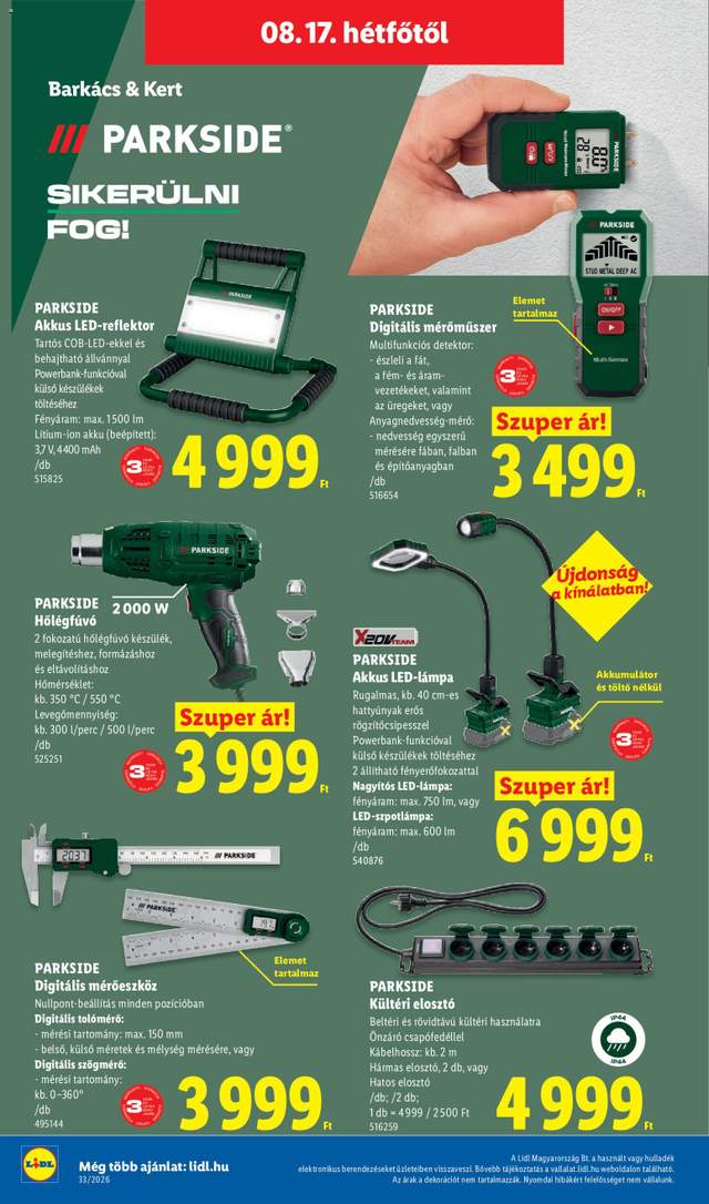 Új Lidl akciós újság 08.13.