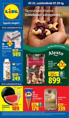 Lidl - Lidl akciós újság megtekintése, amely érvényes 2026.07.23.-től