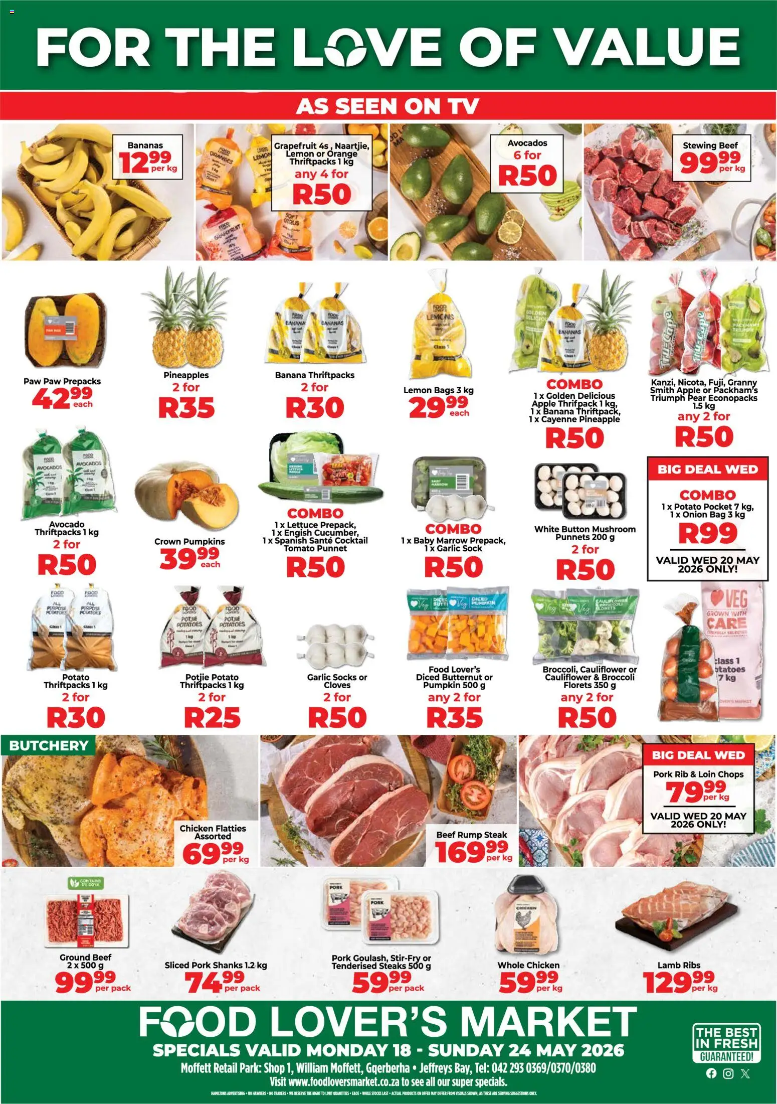 Preview of Food Lover's Market flyer valid from 18/05/2026