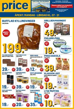 Forhåndsvis Price Lagerbutikk kundeavis fra butikk Price Lagerbutikk gyldig fra 24/07/2026