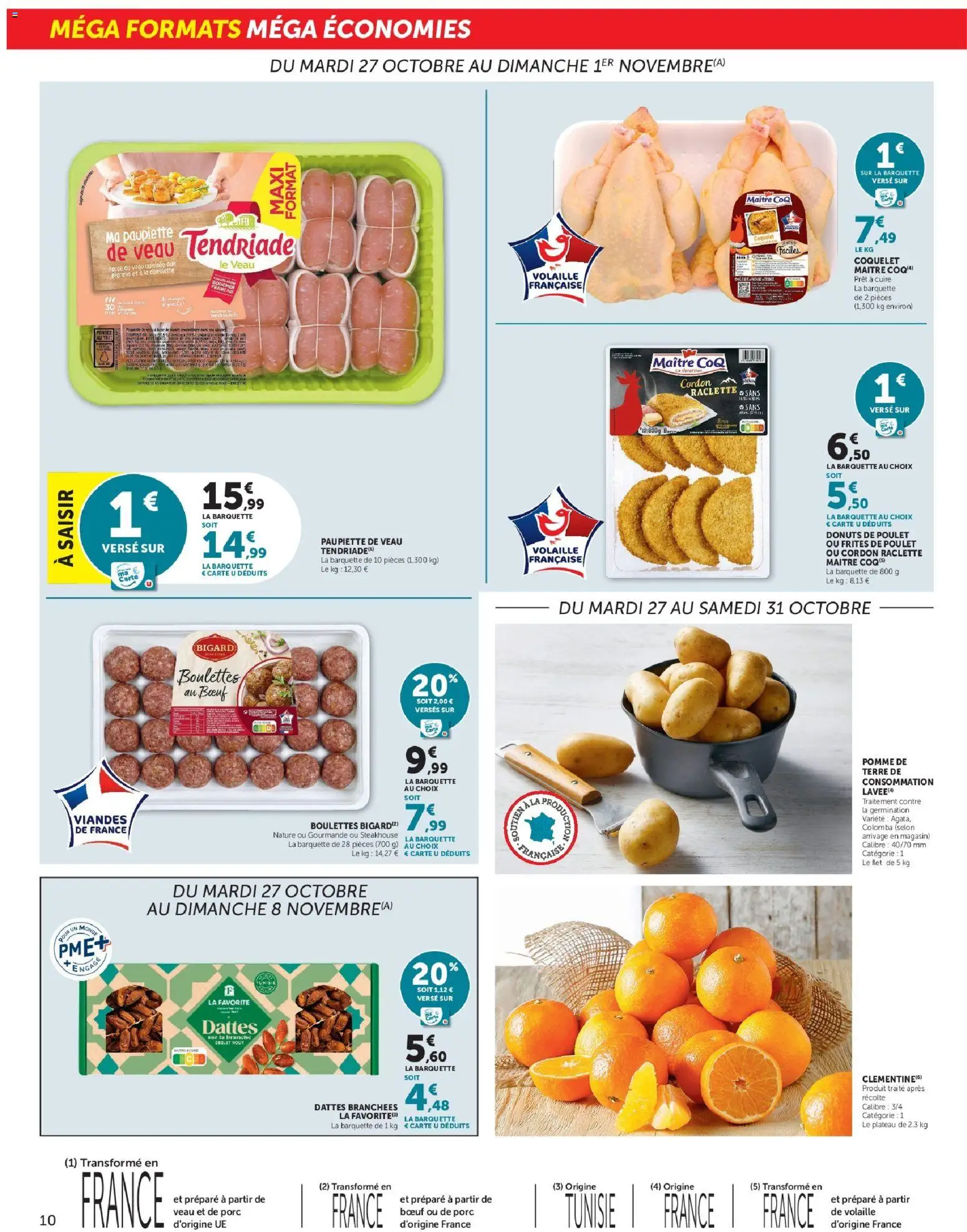 Prévisualisation de Hyper U - Les prix bas de la semaine du magasin Hyper U formulaire valide 27/10/2026