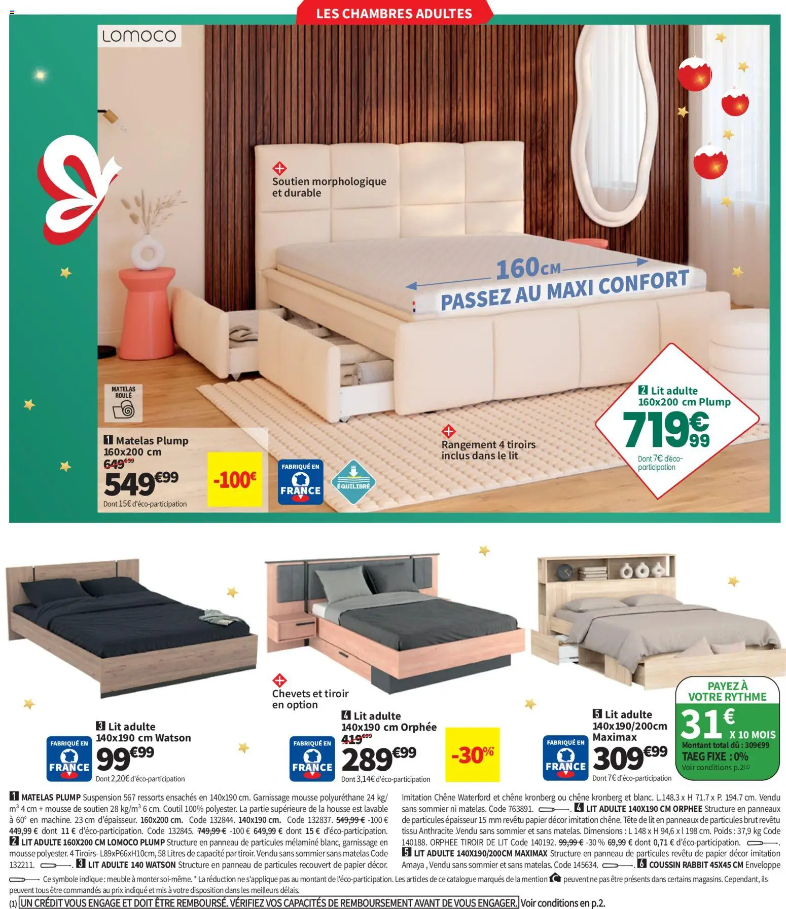 Prévisualisation de Conforama catalogue du magasin Conforama formulaire valide 27/10/2026