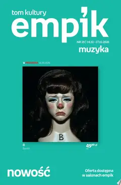 Pogląd gazetki "Empik promocje - Tom kultury Muzyka" ze sklepu Empik ważnej od 14.10.2026