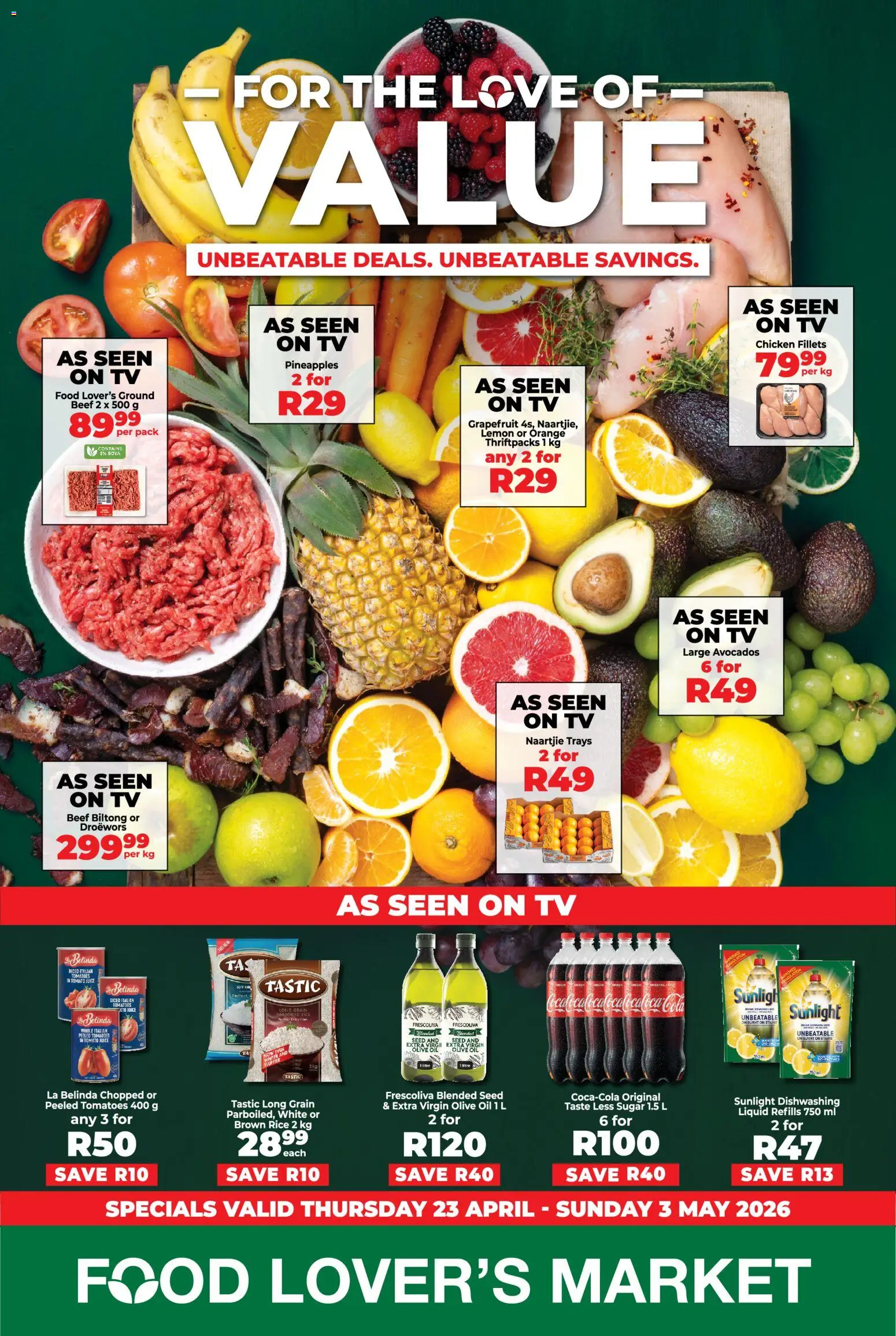 Preview of Food Lover's Market flyer valid from 23/04/2026