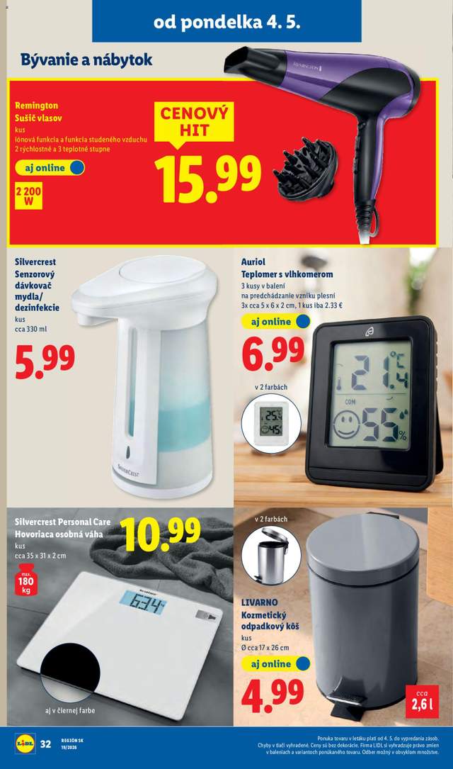 Nový Lidl leták od 04.05.