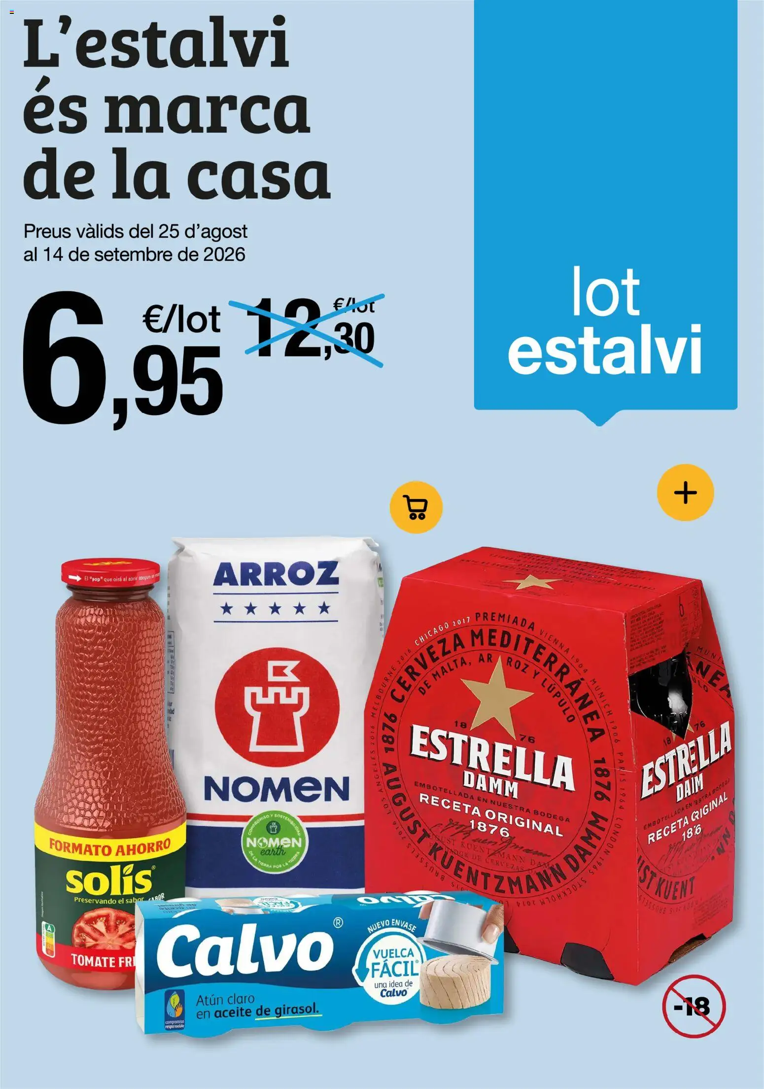 Vista previa del folleto de la tienda Bonpreu válido desde el 25/08/2026 - Arroz, Aceite, Tomate, Tierra, Atún, Atún claro