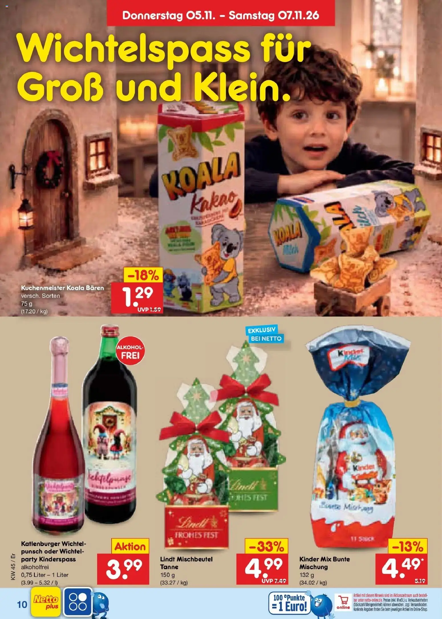 Vorschau von dem Prospekt des Geschäftes Netto Marken-Discount, gültig ab dem 02.11.2026 - Lindt, Alkohol