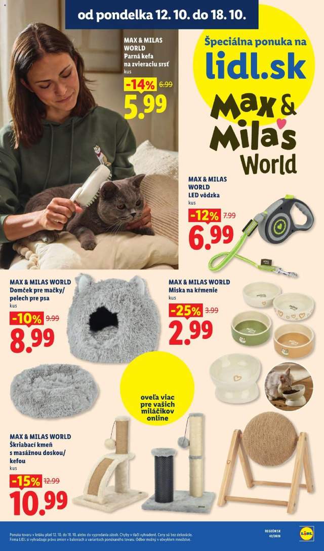 Nový Lidl leták od 12.10.