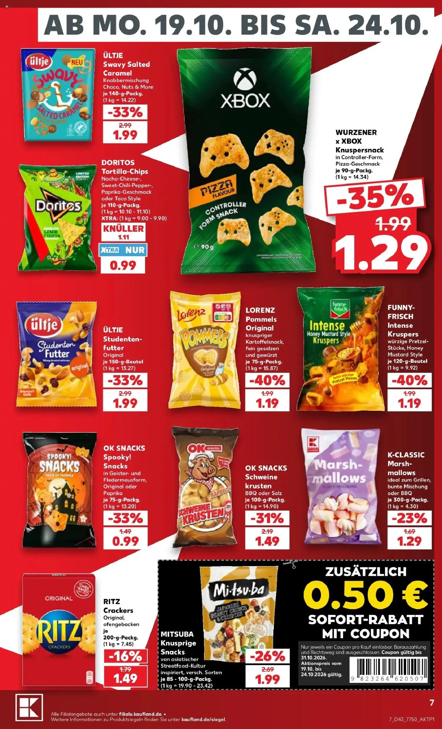 Vorschau von dem Prospekt des Geschäftes Kaufland, gültig ab dem 19.10.2026