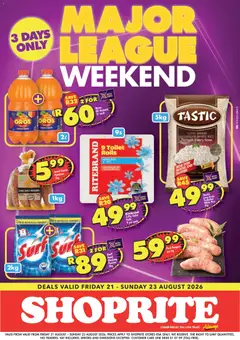 Preview of Shoprite flyer valid from 21/08/2026