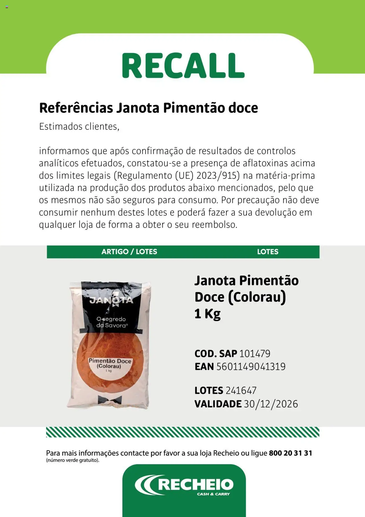 Pré-visualização do folheto da loja Recheio válida a partir de 24/04/2025 - Colorau, Pimentão