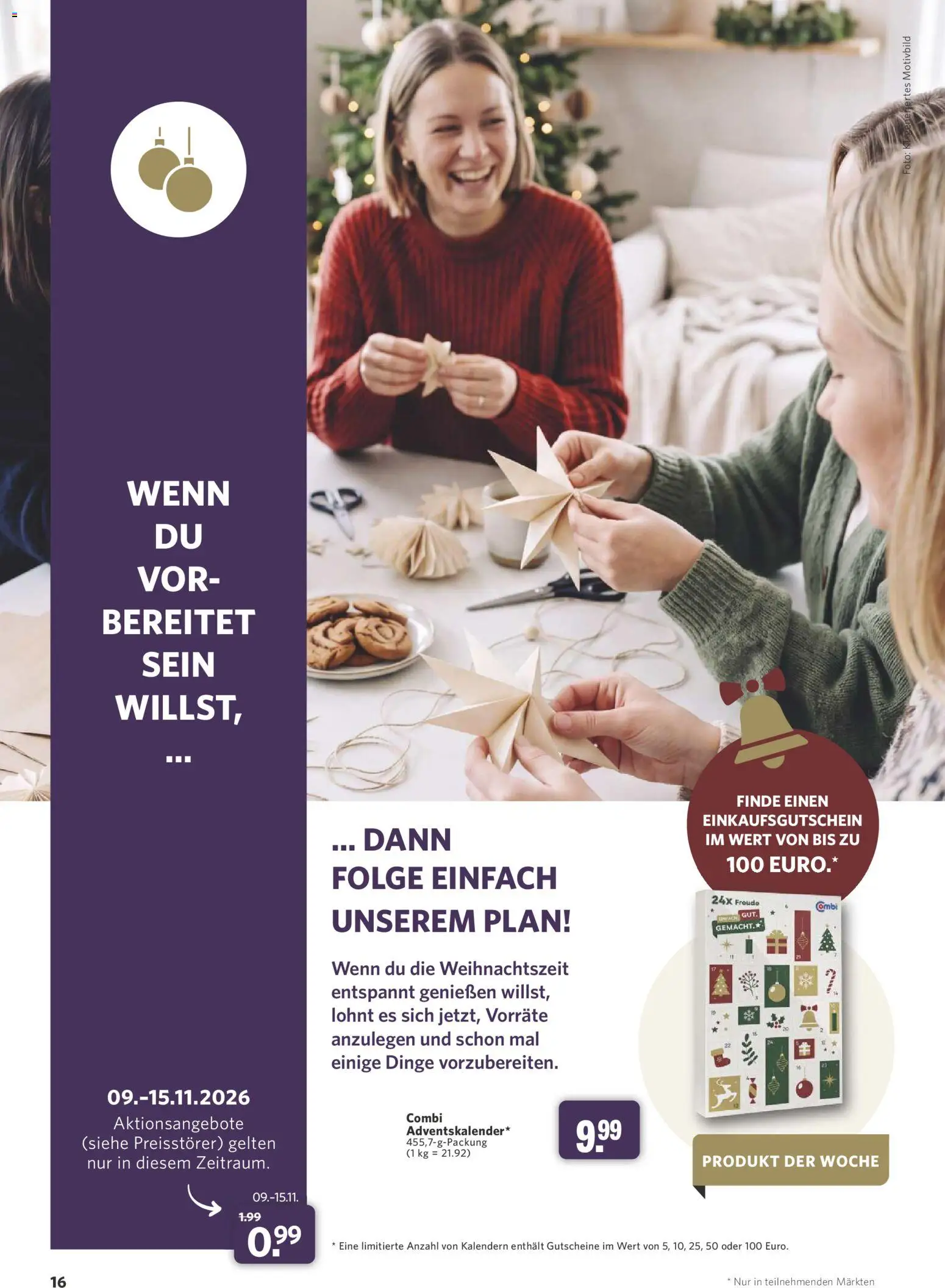 Vorschau von dem Prospekt des Geschäftes Combi, gültig ab dem 31.10.2026