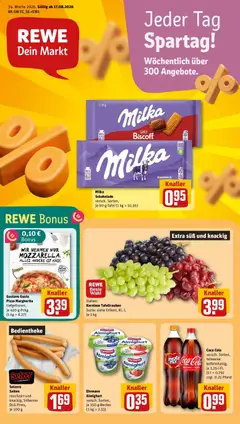 Vorschau von dem Prospekt des Geschäftes Rewe, gültig ab dem 17.08.2026