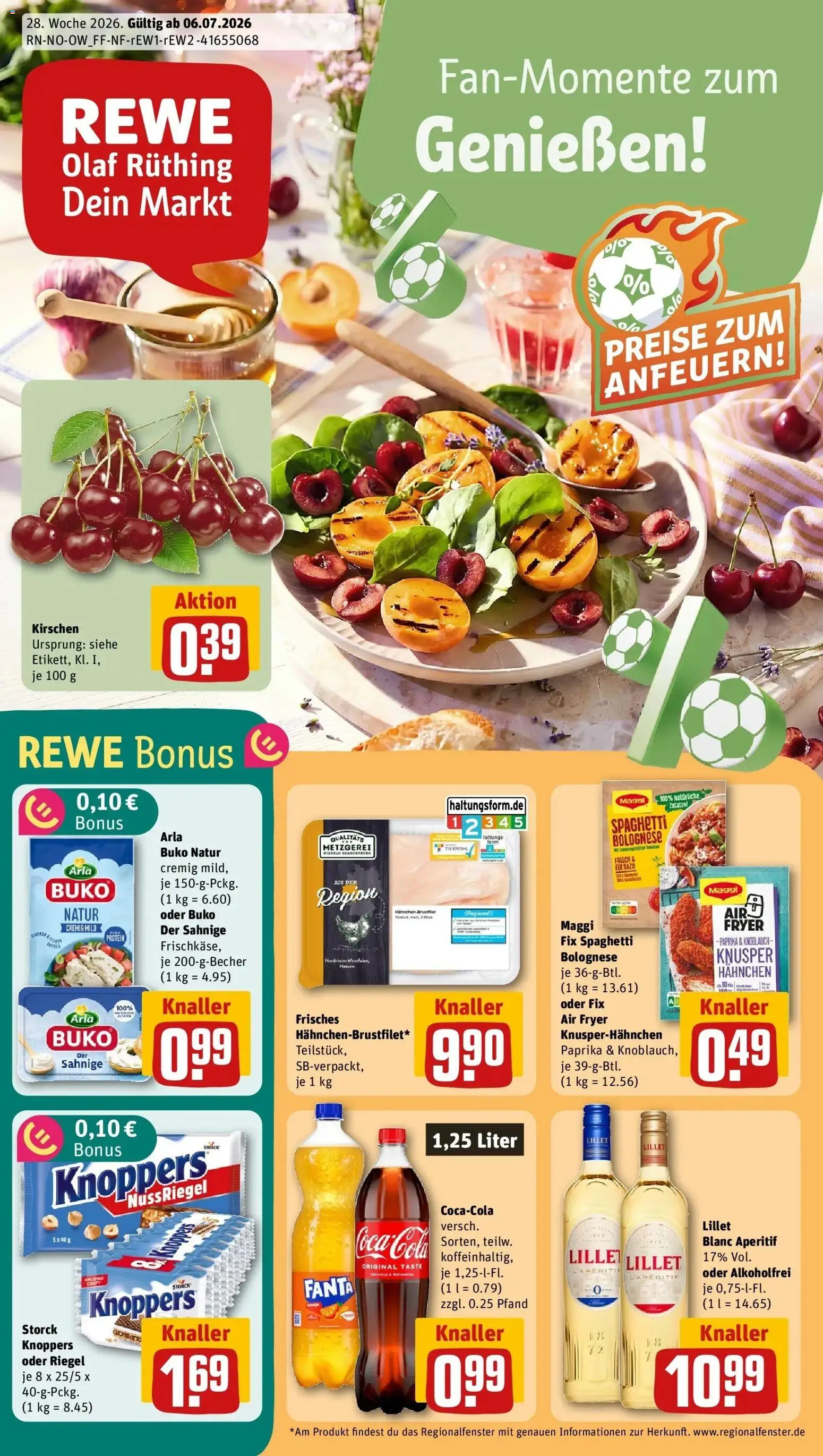 Vorschau von dem Prospekt des Geschäftes Rewe, gültig ab dem 05.07.2026
