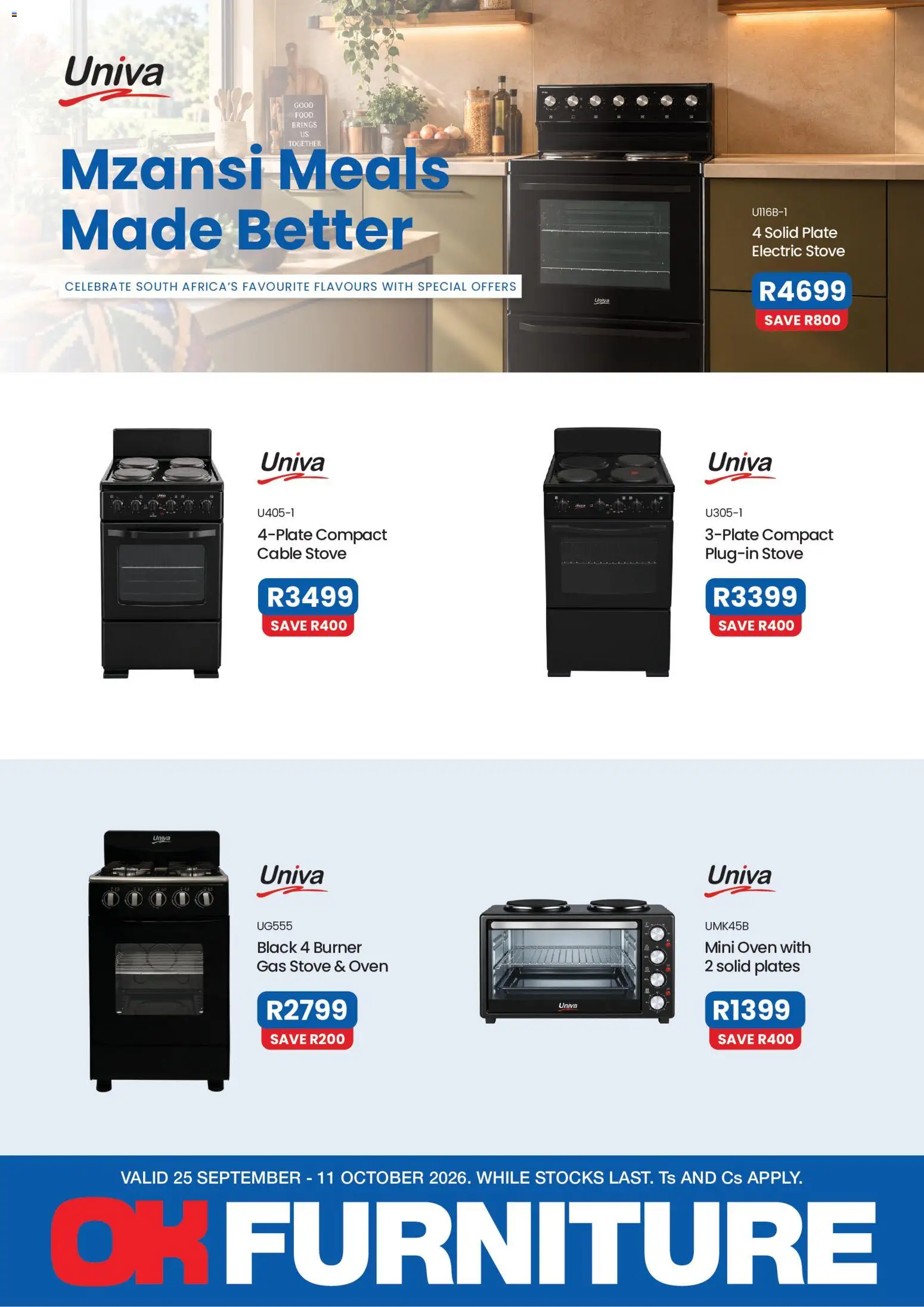 Preview of OK Furniture flyer valid from 25/09/2026