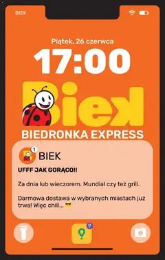 Pogląd gazetki "Biedronka gazetka - Biek" ze sklepu Biedronka ważnej od 26.06.2026